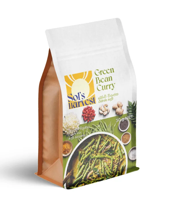 Green Bean Curry mix pouch