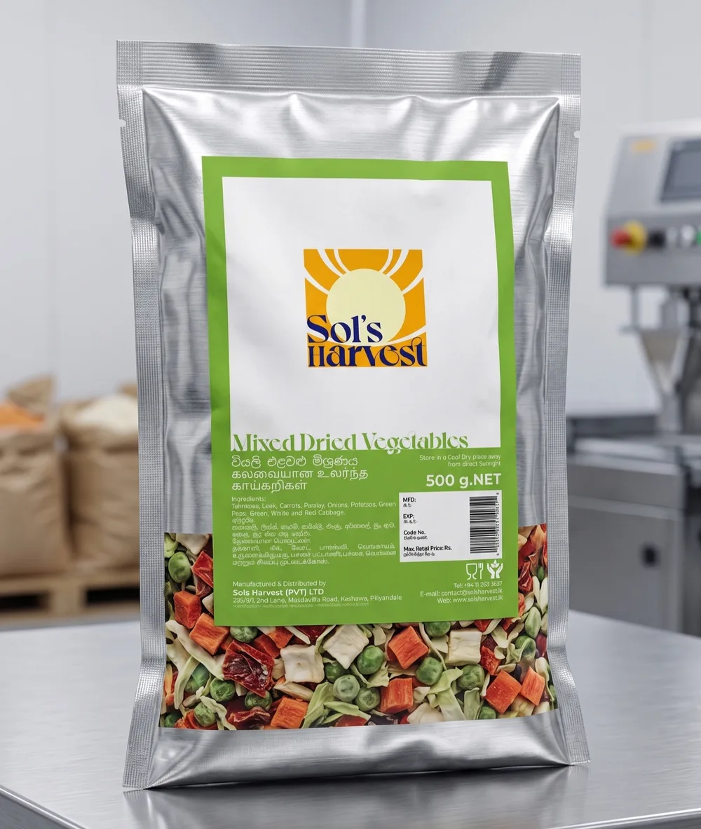Mixed Dried Vegetables bulk pack